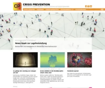 Crisis-Prevention.de(Willkommen) Screenshot