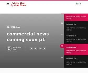 Crisisalertsystems.com(Crisis Alert Systems Review Digital News Crisis Alert System News) Screenshot