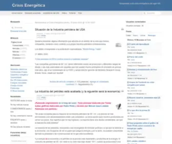 Crisisenergetica.org(Crisis Energética) Screenshot
