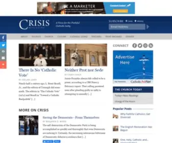 Crisismagazine.com(Crisis Magazine) Screenshot