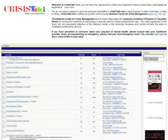 Crisistalk.com(Share Your Experience) Screenshot