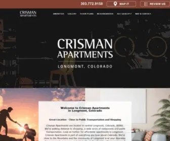 Crismanapartments.com(Crisman Apartments) Screenshot