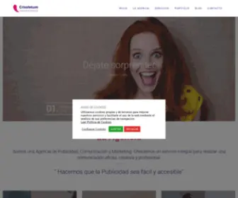 Crisoletum.com(Agencia de Publicidad & Marketing) Screenshot