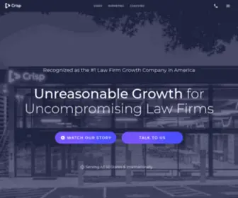 Crisp.co(Award-Winning Law Firm Growth Experts) Screenshot