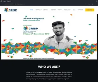 Crisp.net.in(Council for Realty Infrastructure & Services Promotion) Screenshot