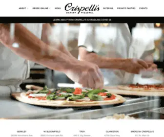 Crispellis.com(Crispelli's Bakery and Pizzeria) Screenshot