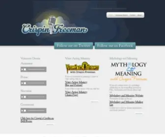Crispinfreeman.com(Crispin Freeman) Screenshot