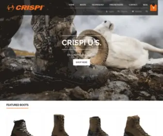 Crispius.com(Crispi USA) Screenshot
