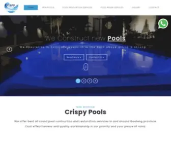 Crispypools.co.za(Pool Repair and Renovation Services in Johannesburg) Screenshot