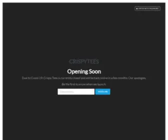 Crispytees.com(Create an Ecommerce Website and Sell Online) Screenshot