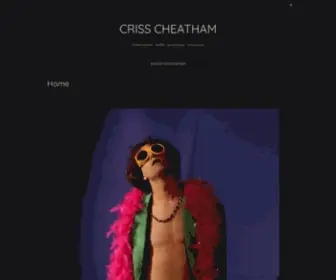 Crisscheatham.com(Entertainer, writer, producer, musician) Screenshot