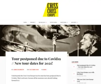 Crisscrosseurope.eu(A touring musical laboratory) Screenshot