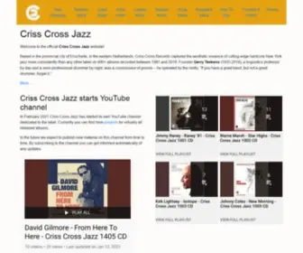 Crisscrossjazz.com(Criss Cross Jazz) Screenshot