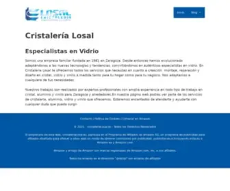 Cristalerialosal.es(Cristalería Losal) Screenshot