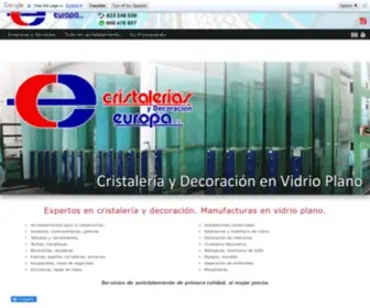 Cristaleriaseuropa.com(Cristalerías en Salamanca) Screenshot