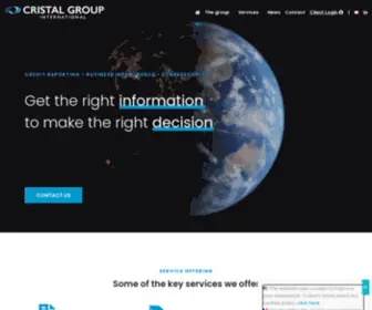 Cristalgroupinternational.com(Cristal Group International) Screenshot