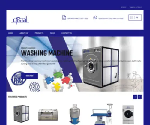 Cristalgroups.com(CRISTAL is the manufacturer of Low) Screenshot