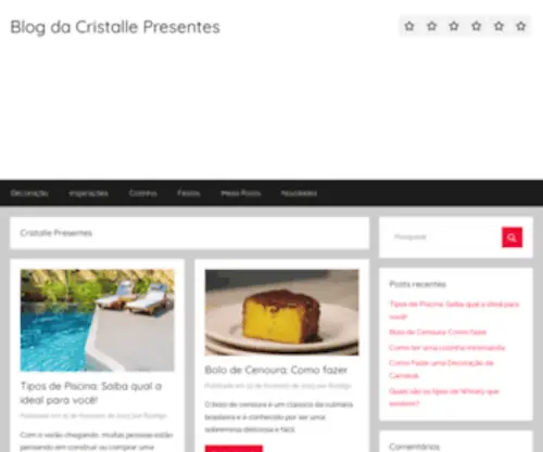 Cristallepresentes.com.br(Cristalle Presentes) Screenshot