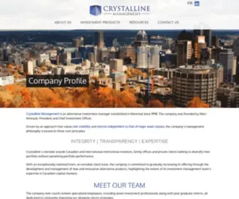 Cristallin.ca(Crystalline Management) Screenshot