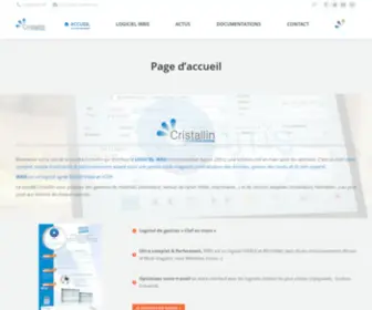 Cristallin.com(Accueil) Screenshot