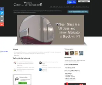 Cristalvetromirror.com(Bear Glass Inc) Screenshot
