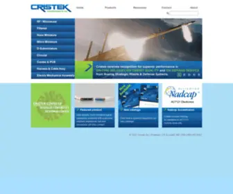 Cristek.com(Cristek Interconnects) Screenshot