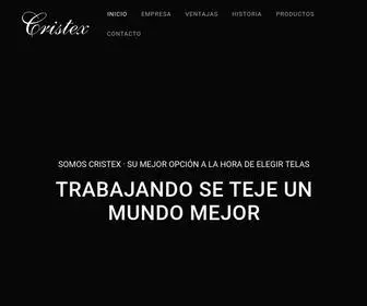 Cristex.com.ar(Tejeduría de alta calidad) Screenshot