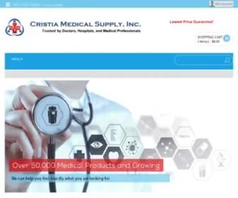 Cristiamedicalsupply.com Screenshot