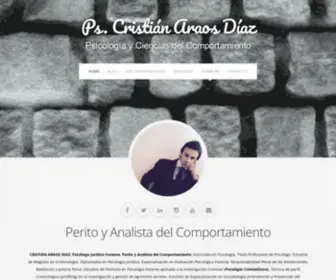 Cristianaraos.com(CRISTIAN ARAOS DIAZ) Screenshot