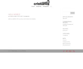 Cristiano-Ronaldo.org(My WordPress Blog) Screenshot