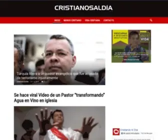 Cristianosaldia.net(Actualidad Cristiana y Noticias cristianas del mundo cristiano) Screenshot
