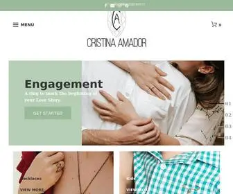 Cristinaamador.com(Cristina Amador) Screenshot