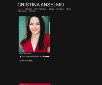 Cristinaanselmo.com(Cristina Anselmo) Screenshot