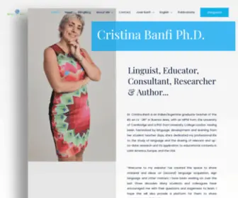 Cristinabanfi.com(Cristina Banfi) Screenshot