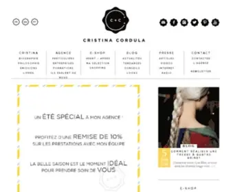 Cristinacordula.com(Cristina Cordula) Screenshot