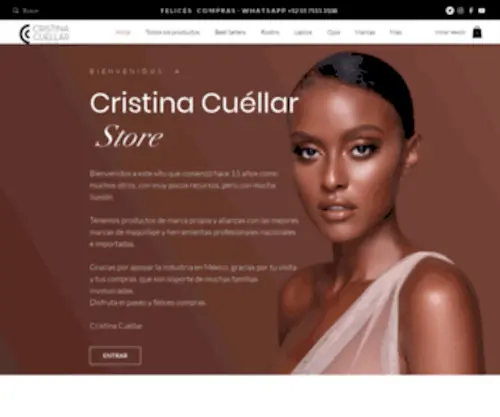 CristinacuellarStore.com(Cristina Cuellar Store) Screenshot