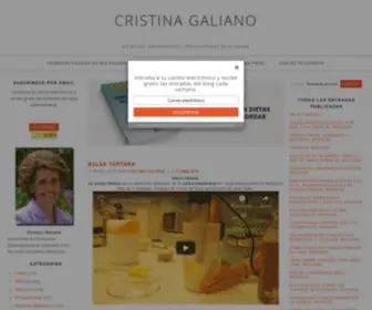 Cristinagaliano.com(Cristina Galiano) Screenshot