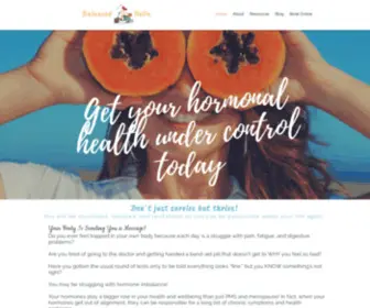 Cristinamadine.com(Health and Wellness Coaching Services) Screenshot