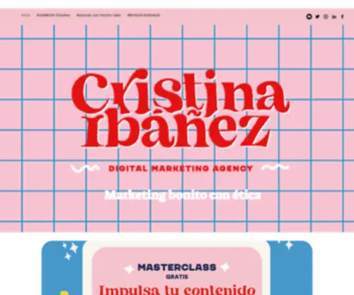 Cristinamkagency.com(Asesoría redes sociales) Screenshot