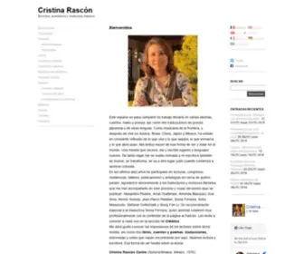 Cristinarascon.com.mx(Cristinarascon) Screenshot