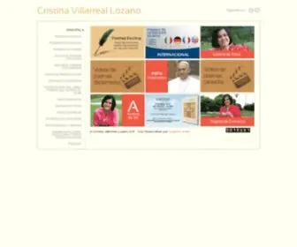 Cristinavillarreallozano.com(Cristina Villarreal Lozano) Screenshot