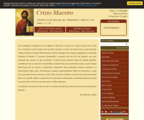 Cristomaestro.it(Cristomaestro) Screenshot