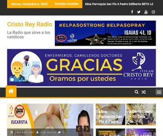 CriStoreyradio.com(Cristo Rey Radio) Screenshot