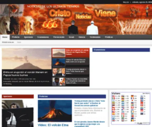 Cristovienenoticias.com(Cristo Viene Noticias) Screenshot
