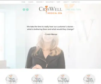 Criswellmedspa.com(Top-rated Woburn Medical Spa) Screenshot