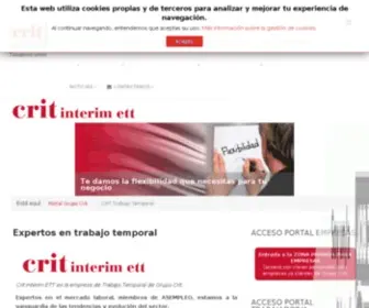 Crit-ETT.com(Crit Interim ETT) Screenshot