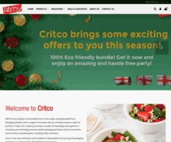 Critco.net(Eco-Friendly Single-Use Food Packaging Boxes Sri Lanka) Screenshot