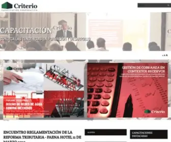 Criteriocapacitacion.com(Criterio Capacitación) Screenshot