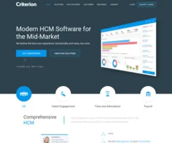 Criterionhcm.com(Hcm software built specifically for the needs of mid) Screenshot
