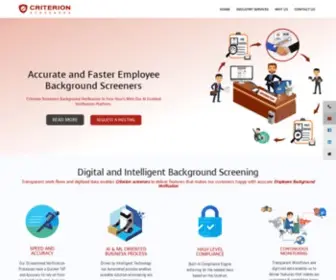Criterionscreeners.com(Criterion Screeners) Screenshot